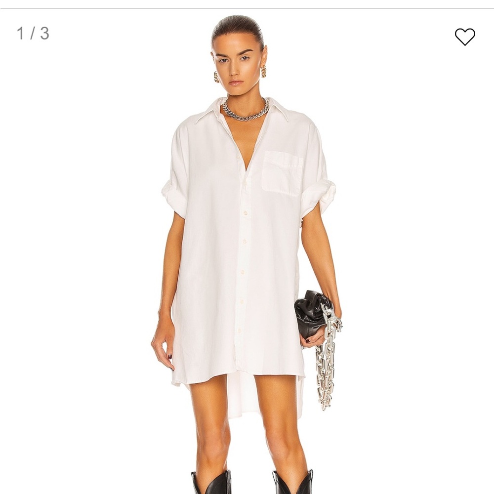 R13 Boxy Oversized Shirt Dress